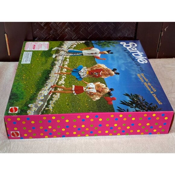 Barbie Friends Skipper Ken Gift Set Mattel 3177 Dressin Up Mickey Minnie Donald - Picture 11 of 12